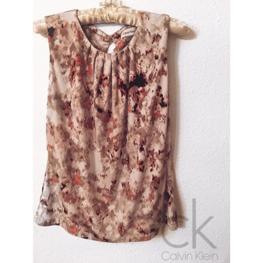 Calvin Klein embellished top nwot